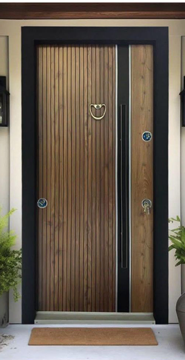 Steel Exterior Door with Triple Lock System