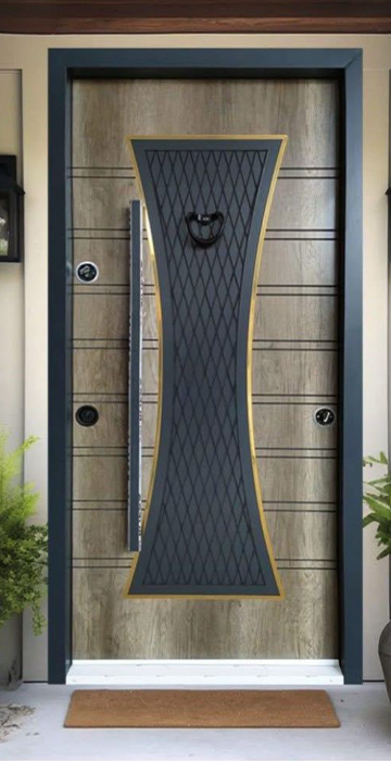 Steel Exterior Door with Triple Lock System