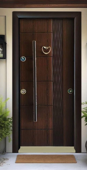 Steel Exterior Door with Triple Lock System