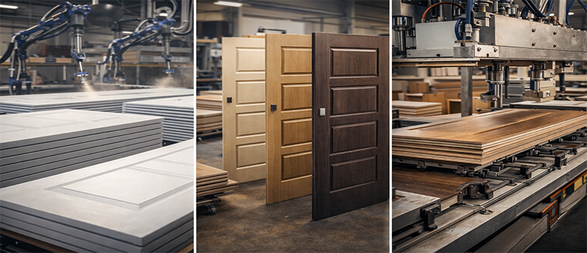 Interior Door Manufacturing (PVC, Laminate, Composite)